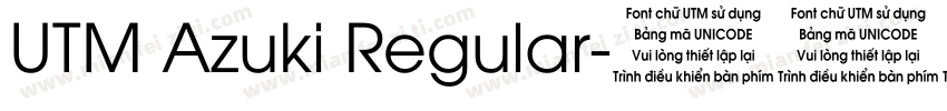UTM Azuki Regular字体转换